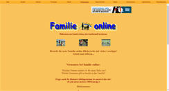Desktop Screenshot of familie-online.de
