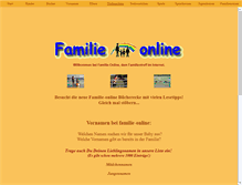Tablet Screenshot of familie-online.de